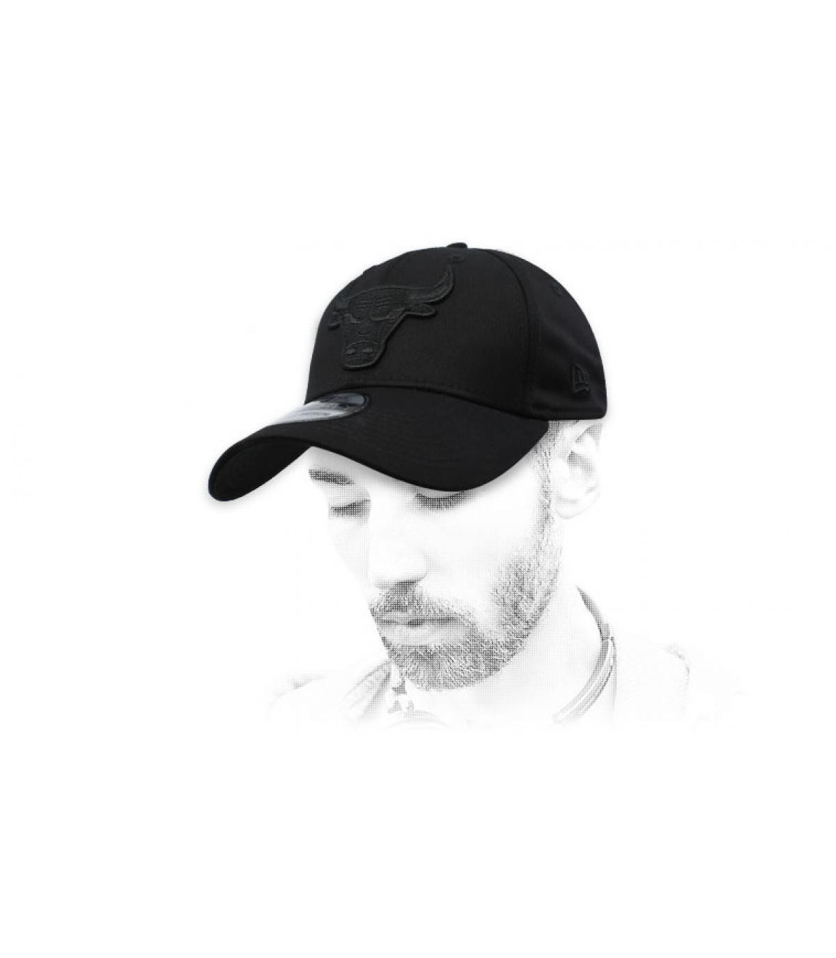 Bulls cap zwart Bulls Black On Black 39Thirty Bulls cap zwart Bulls Black On Black 39Thirty